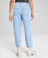 Фото #2 товара Women's High-Rise Pleated Taper Jeans, Created for Macy's