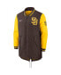 ფოტო #2 პროდუქტის Men's Brown San Diego Padres City Connect Dugout Full-Zip Jacket