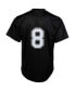 Men's Bo Jackson Black Chicago White Sox 1993 Authentic Cooperstown Collection Batting Practice Jersey