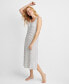 Фото #1 товара Women's Ribbed Modal Blend Tank Nightgown, Created for Macy's