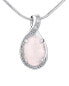 Фото #1 товара Silver pendant with natural rosette JST14810RU