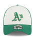 ფოტო #2 პროდუქტის Men's White, Green Oakland Athletics 2024 St. Patrick's Day 39THIRTY Flex Fit Hat