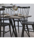 Фото #5 товара Maya Rectangular Dining Table - Wood Finish Kitchen Table With Retro Hairpin Legs