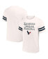 Фото #1 товара Men's NFL x Darius Rucker Collection by Cream Distressed Houston Texans Vintage-Like T-shirt