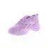 Reebok Club C V2 Cardi B Womens Purple Leather Lifestyle Sneakers Shoes