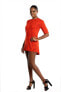Фото #2 товара Платье Dai Moda женское 70-ых - Красный принт