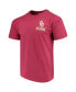 Фото #1 товара Men's Crimson Oklahoma Sooners Comfort Colors Campus Icon T-shirt