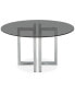 Фото #2 товара Emila 54" Round Glass Mix and Match Dining Table, Created for Macy's