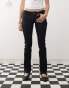 Фото #4 товара Cheap Monday Sleezie Straight leg low rise super stretch jeans in blue rinse wash