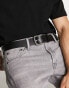 Фото #2 товара Levi's Seine leather belt in black with logo
