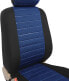 Фото #2 товара WOLTU 7232-7 Car Seat Covers Single Seat Cover Universal Size Set of 7 Black/Blue
