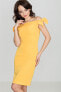 Sukienka K028 Żółty