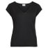 ფოტო #3 პროდუქტის VILA Scoop short sleeve v neck T-shirt