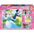 Фото #1 товара Набор из 4 пазлов Disney Princess Magical 16 x 16 cm
