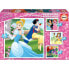 Набор из 4 пазлов Disney Princess Magical 16 x 16 cm