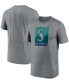 Фото #1 товара Men's Heathered Gray Seattle Mariners Local Logo Legend T-shirt