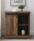 Modern Farmhouse Grooved Door Accent TV Stand