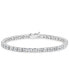 ფოტო #1 პროდუქტის Cubic Zirconia Tennis Bracelet in Sterling Silver, Created for Macy's