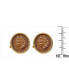 ფოტო #2 პროდუქტის 1800's Indian Penny Bezel Coin Cuff Links