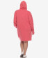 Фото #2 товара Plus Size Hoodie Sweatshirt Dress