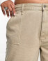 ASOS DESIGN Curve cargo jeans in khaki