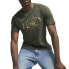 Фото #1 товара Puma Essential Camo Graphic Crew Neck Short Sleeve T-Shirt Mens Green Casual Top