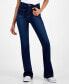 Фото #1 товара Juniors' High-Rise Patch-Pocket Flare-Hem Jeans