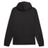 Puma Fit Taped Pwrfleece Lite Logo Hoodie Mens Black Casual Outerwear 52493501