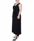 ფოტო #3 პროდუქტის Plus Size Ankle Length Sleeveless Dress