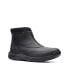 Фото #4 товара Clarks Grove Zip 26162797 Mens Black Leather Zipper Chukkas Boots