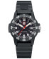 ფოტო #1 პროდუქტის Women's Swiss Leatherback Sea Turtle Dive Black Rubber Strap Watch 39mm