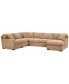 Radley 5-Pc. Fabric Chaise Sectional Sofa with Corner Piece, Created for Macy's