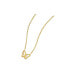 ფოტო #6 პროდუქტის Gold Butterfly Pendant Necklace with Mother of Pearl Inlay