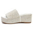 Фото #3 товара BEACH by Matisse Peony Platform Womens White Casual Sandals PEONY-103