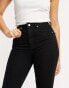 ASOS DESIGN high rise farleigh 'slim' mom jeans in clean black