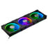 Фото #1 товара PHANTEKS D30 PWM Regular Airflow, D-RGB Lüfter, 3er Pack - 140mm, schwarz