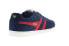 Фото #9 товара Gola Equipe Suede CMA495 Mens Blue Suede Lace Up Lifestyle Sneakers Shoes 12