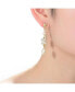 Stylish Sterling Silver 14K Gold Plating and Genuine Freshwater Pearl Dangling and Drop Earrings