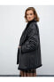Фото #2 товара Пальто Koton Faux Fur Faux Leather Coat