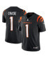 Фото #1 товара Men's Ja'Marr Chase Black Cincinnati Bengals Vapor Untouchable Limited Jersey