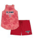 ფოტო #1 პროდუქტის Women's Red St. Louis Cardinals Plus Size Cloud Tank Top and Shorts Sleep Set
