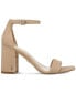 ფოტო #2 პროდუქტის Women's Daniella Two-Piece Block-Heel Sandals