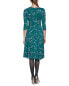 Boden Highgate Green Beads Print Jersey Dress Women's
