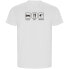 ფოტო #1 პროდუქტის KRUSKIS Sleep Eat And Smash ECO short sleeve T-shirt