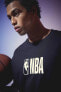 Фото #3 товара Футболка DeFactoFit NBA Wordmark Oversize Fit Басиклет с оверсайз-фасоном, с принтом на горловине, короткий рукав - Спортивный мужской товар