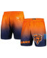 Фото #1 товара Men's Navy, Orange Chicago Bears Ombre Mesh Shorts