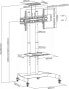 Фото #4 товара V7 Stojak podłogowy TVCART1-3E 70''