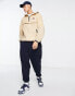 Tommy Jeans Chicago oversized half zip jacket in beige