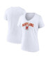 Women's White Maryland Terrapins Evergreen Campus V-Neck T-shirt