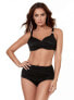 Фото #3 товара Miraclesuit Womens D-DDD Cup Solid Surplice Bra Top Swimwear Black Size 38DD